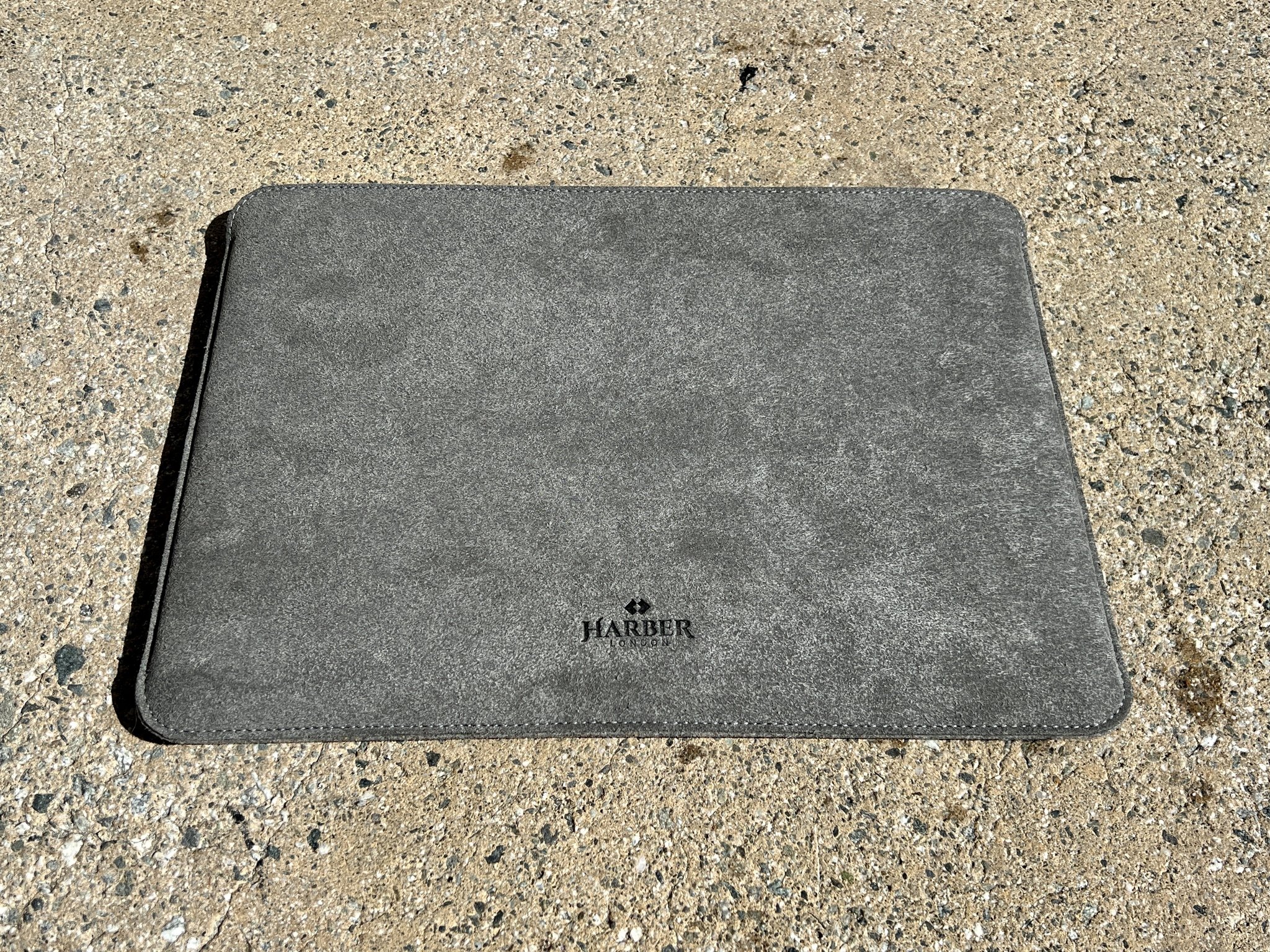 Harber London Slim Microfiber Macbook Sleeve Case Flat