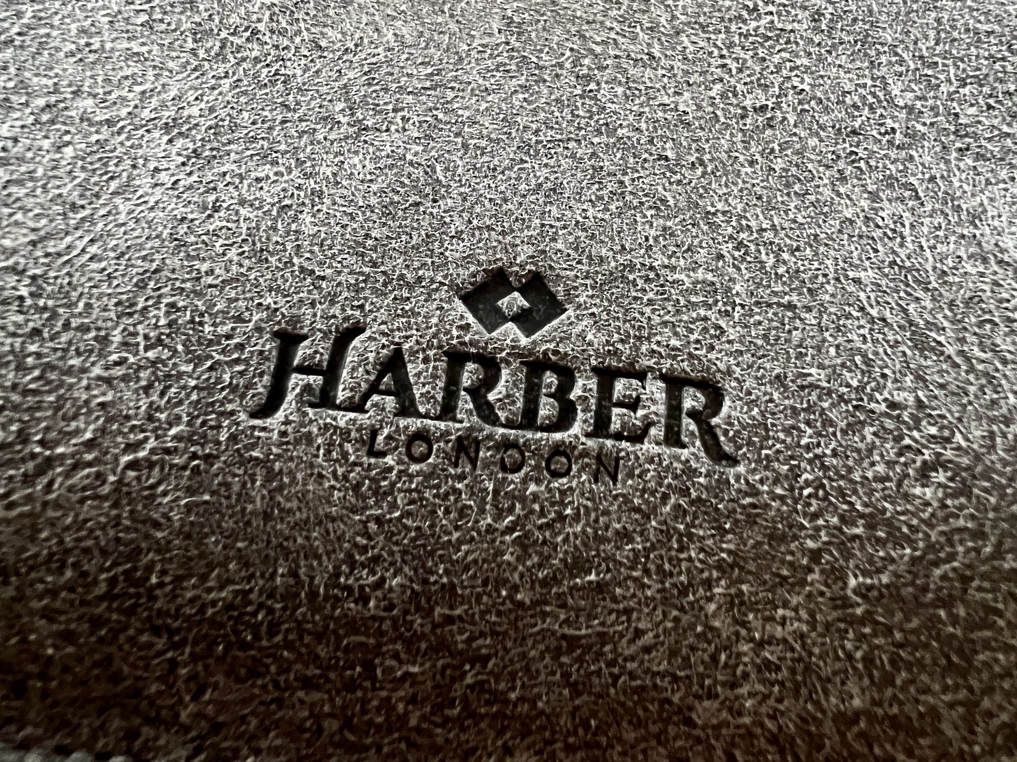 Harber London Slim Microfiber Macbook Sleeve Case Logo