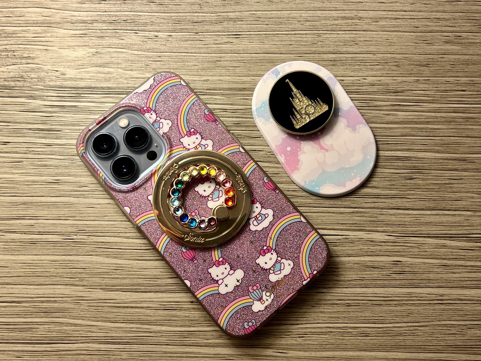 Sonix Magnetic Removable Phone Ring Rainbow Sanrio Popgrip