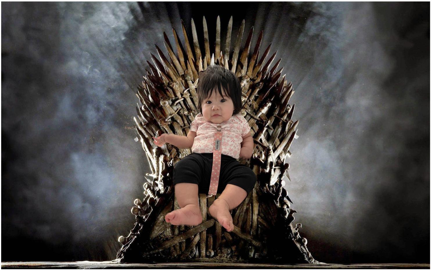 Baby Rose Iron Throne