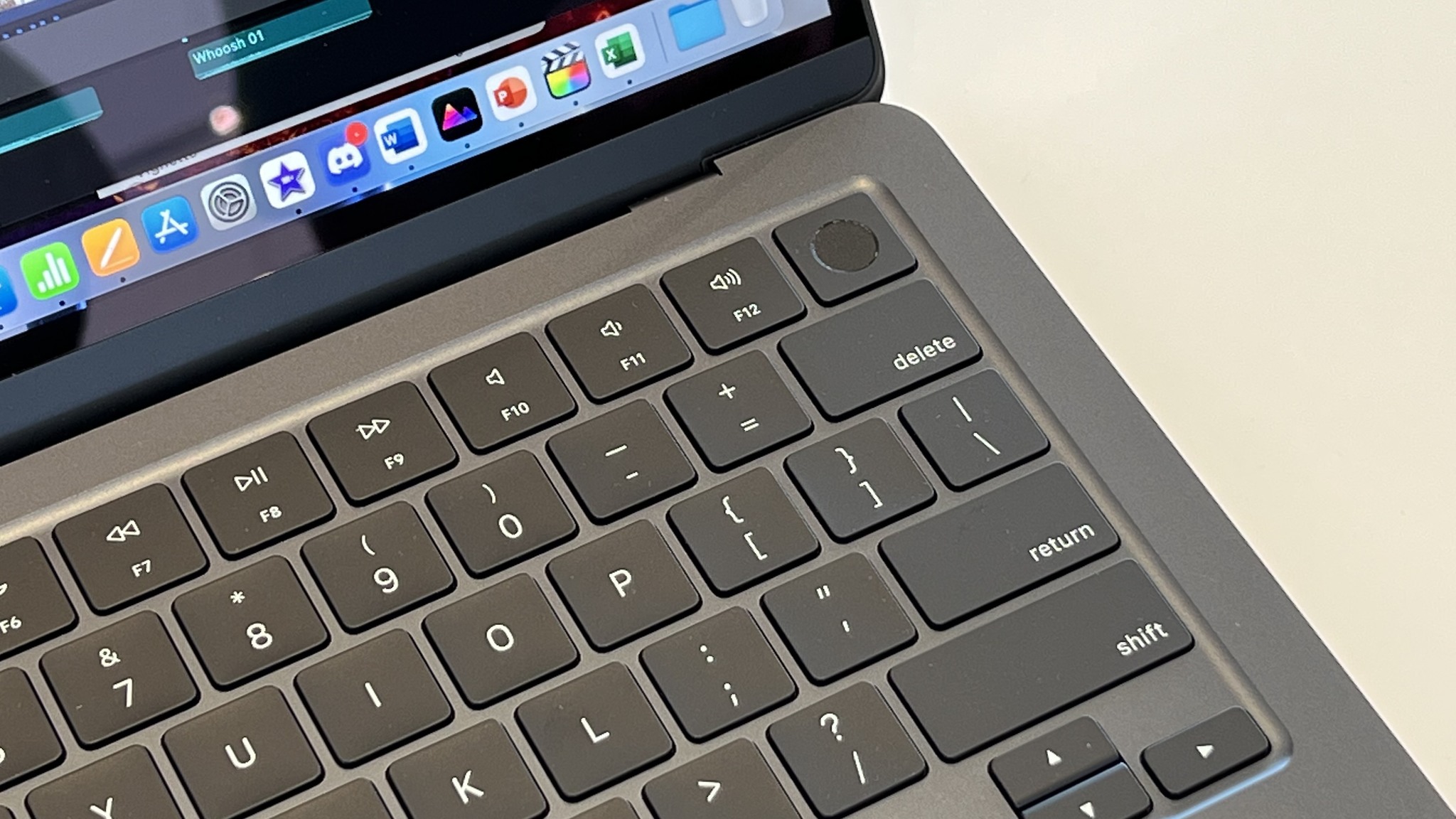 Macbook Air M2 Keyboard Touch Id Closeup Hands On Wwdc