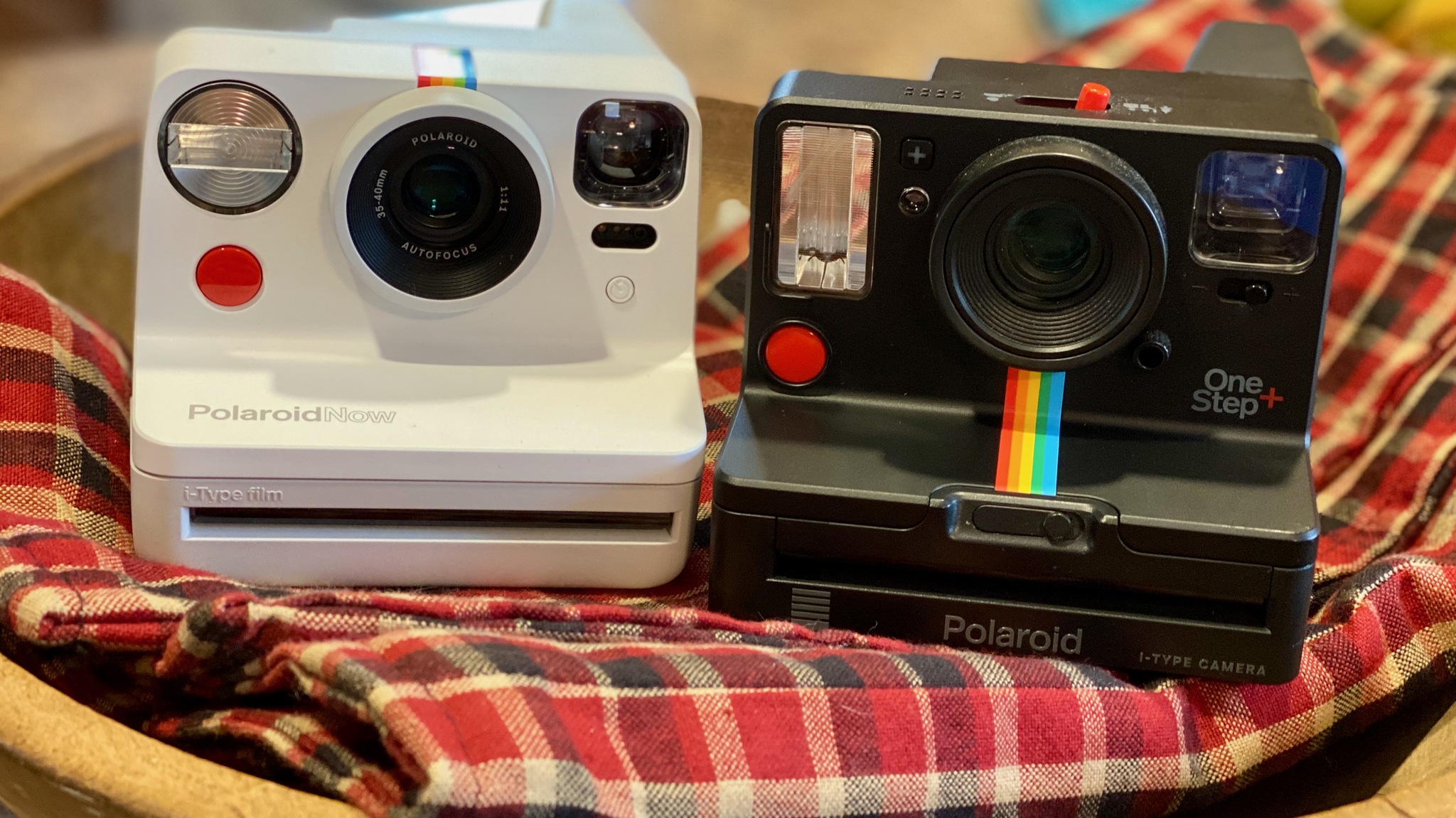Polaroid Now and Polaroid OneStep+