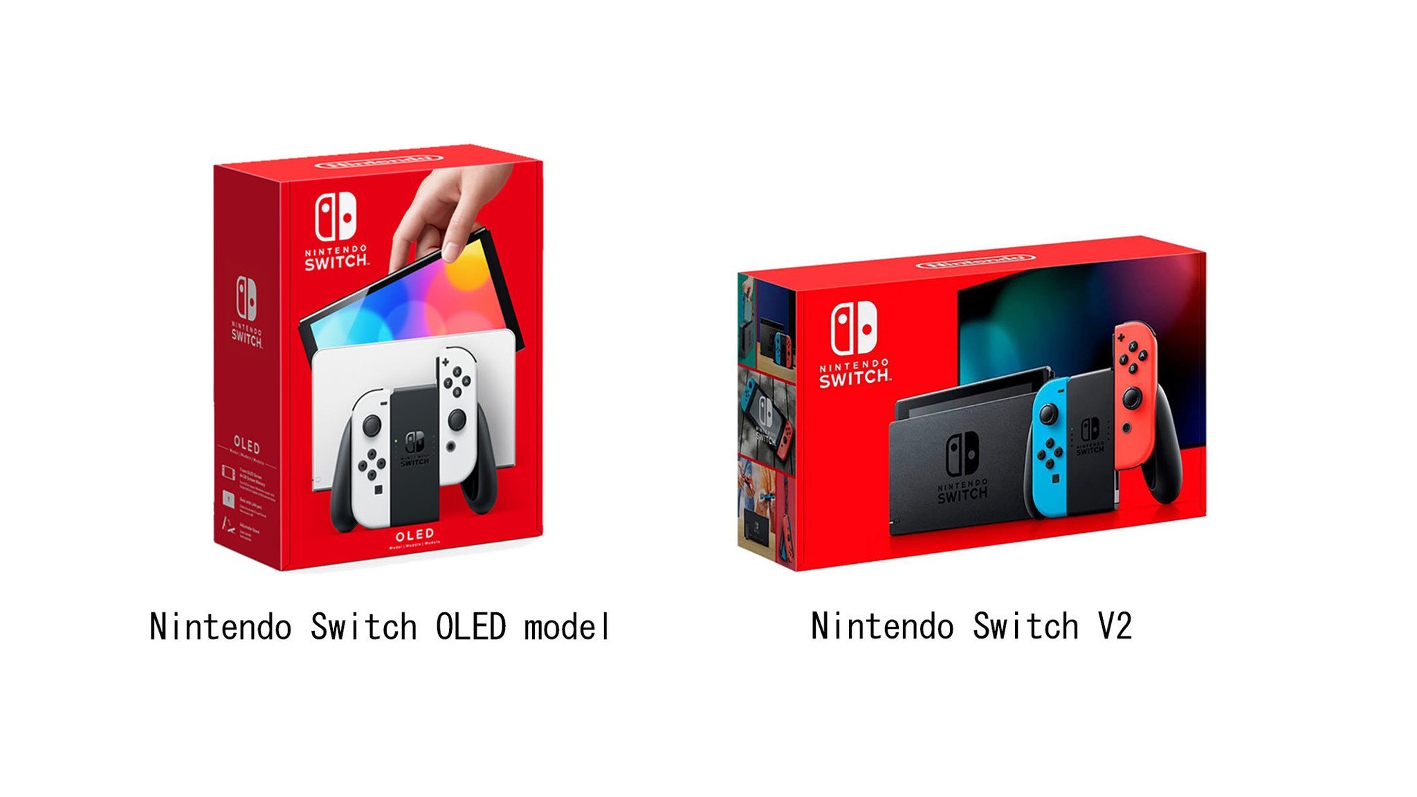 Nintendo Switch Oled Model Box Vs Original