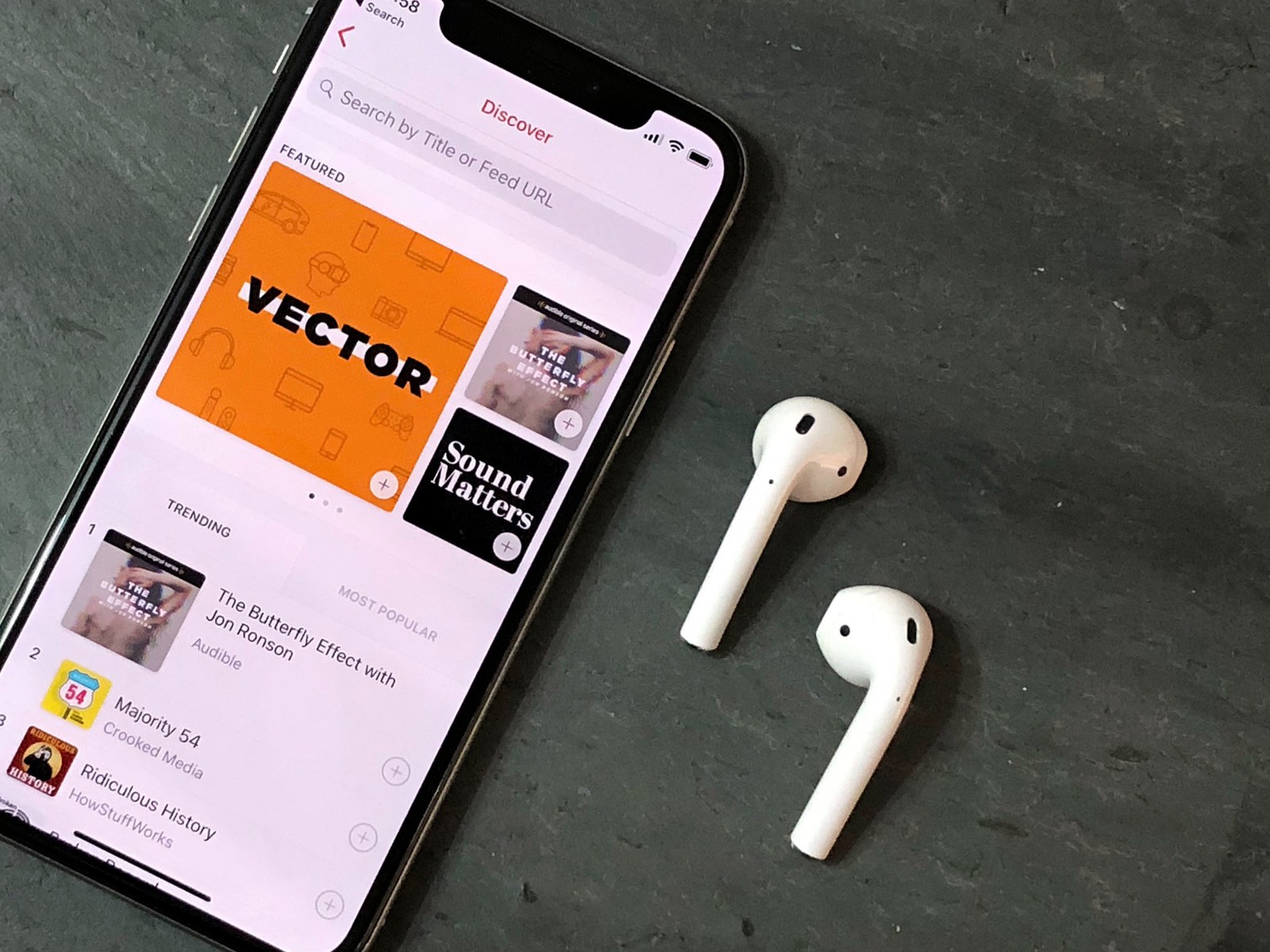 AirPods with an iPhone X