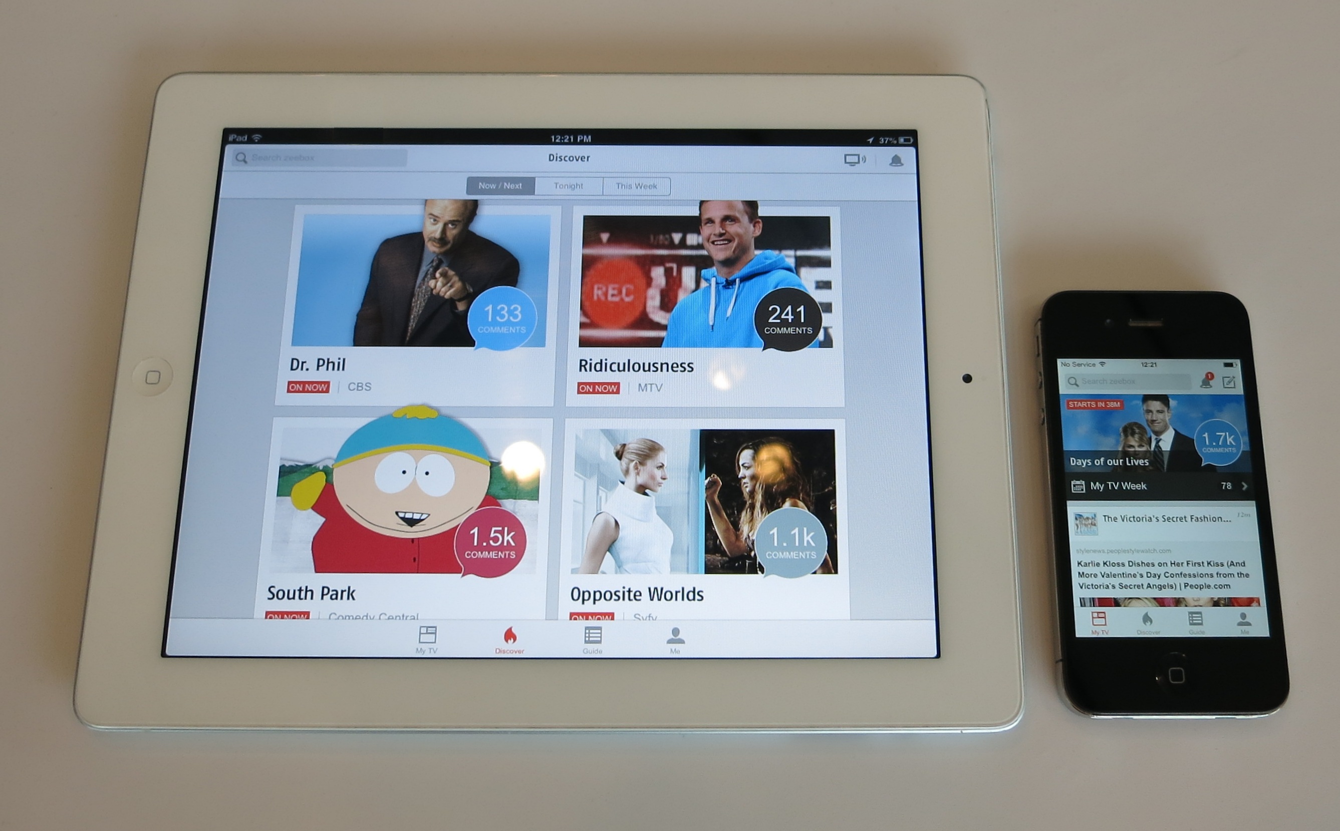 Apps World: New features coming to Zeebox TV app iPad iPhone iOS