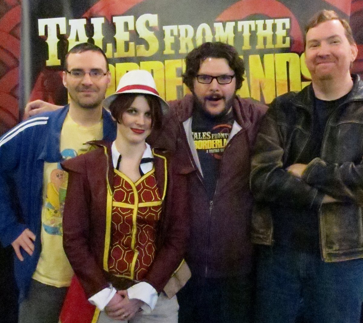 Tales from the Borderlands premiere Paul Acevedo, Fiona, Job Stauffer, and Matthew Armstrong