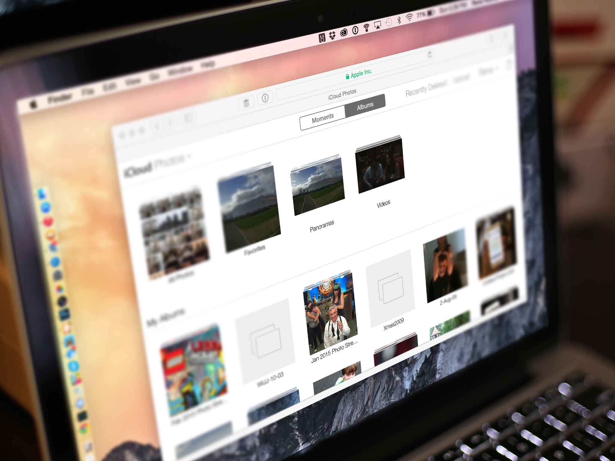 iCloud Photo Library on the web