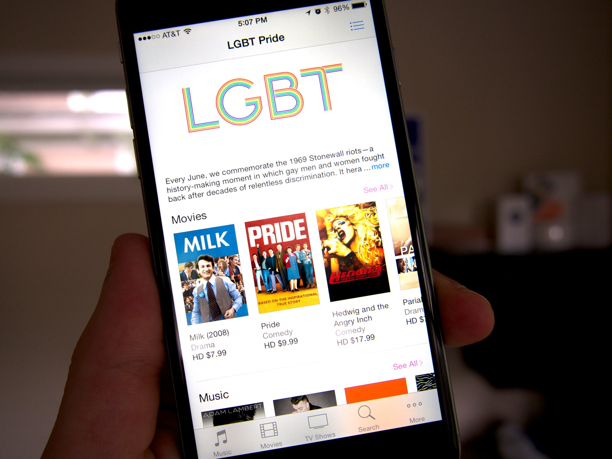 Apple celebrates pride with LGBT collection on iTunes