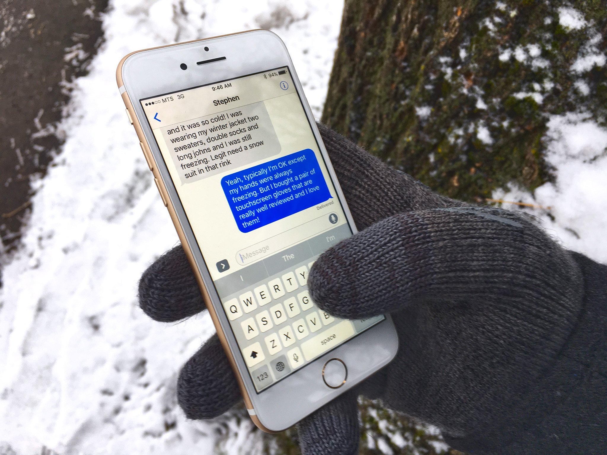 iMessage in the winter