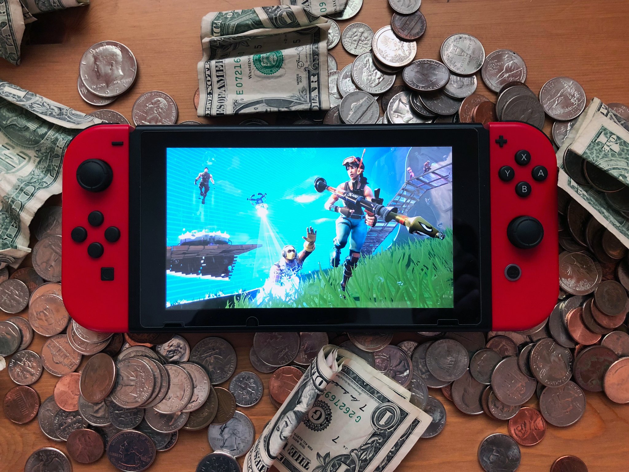 Nintendo Switch and money