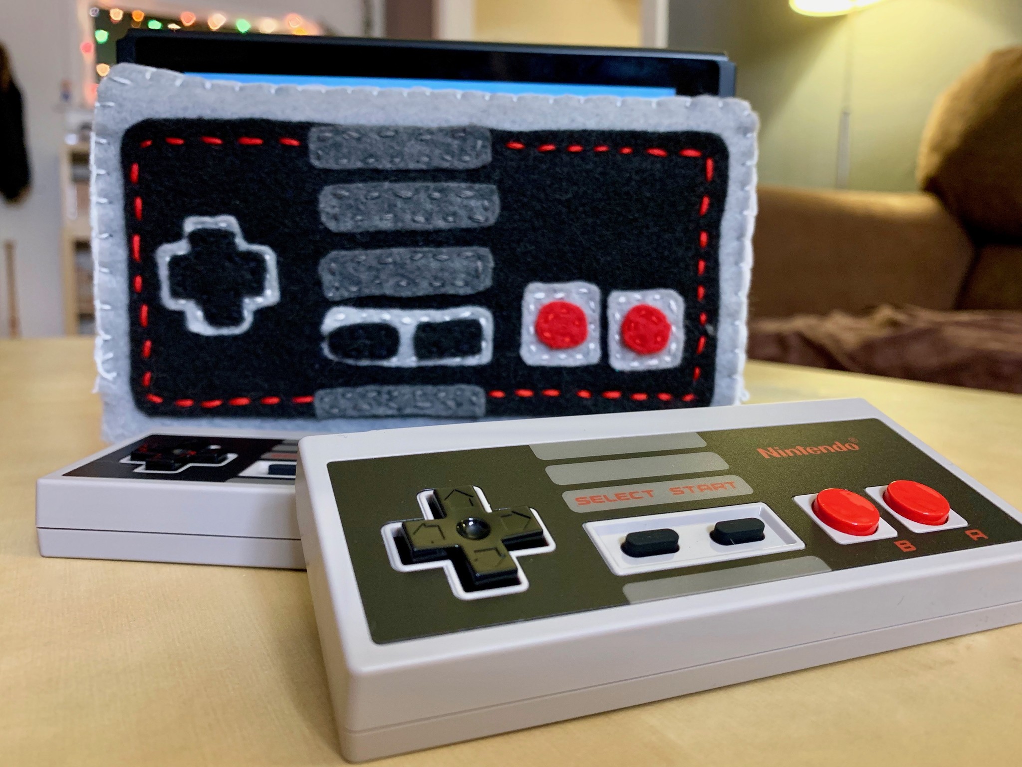 NES controllers with Nintendo Switch