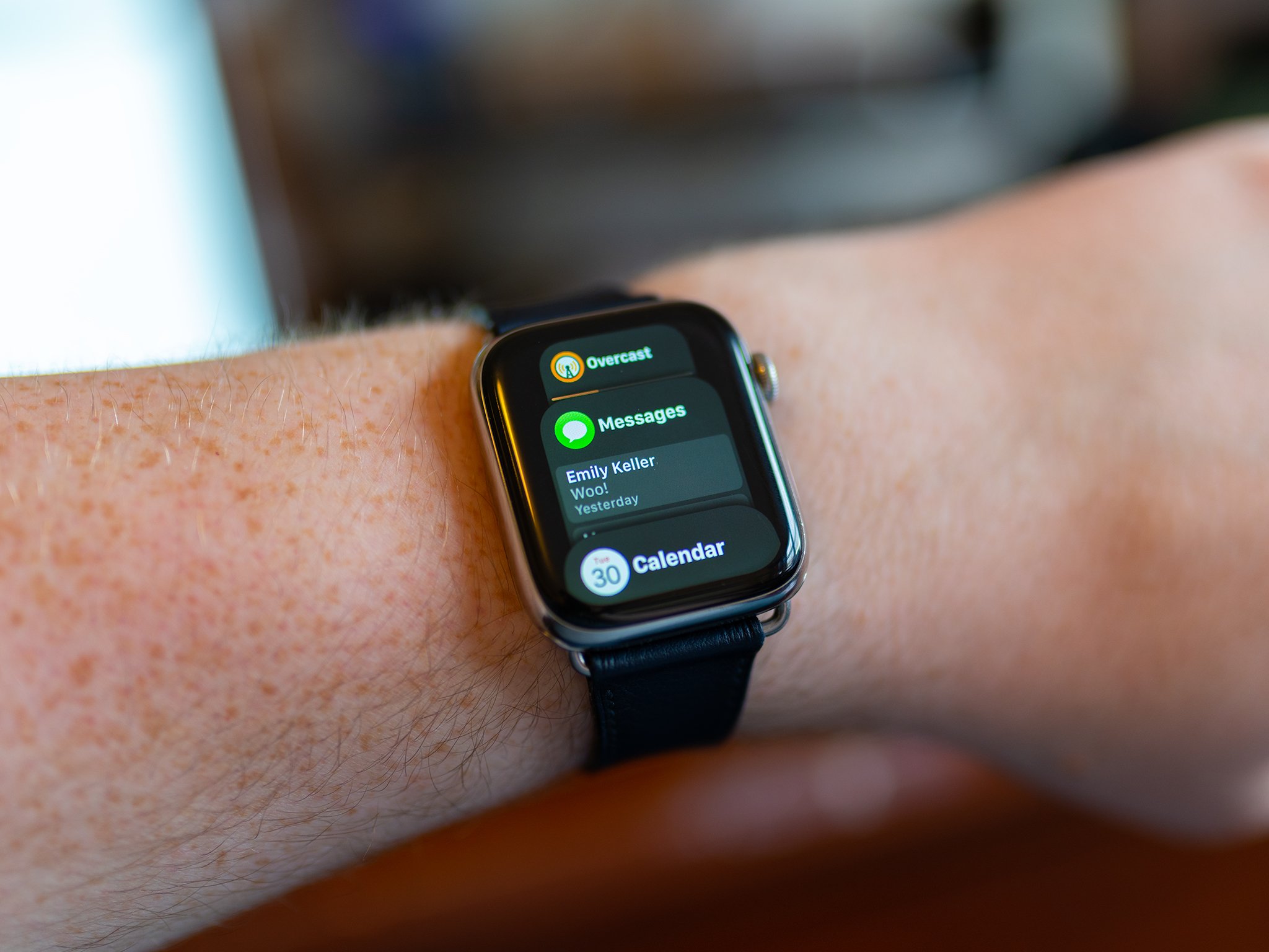 The Dock on the Apple Watch
