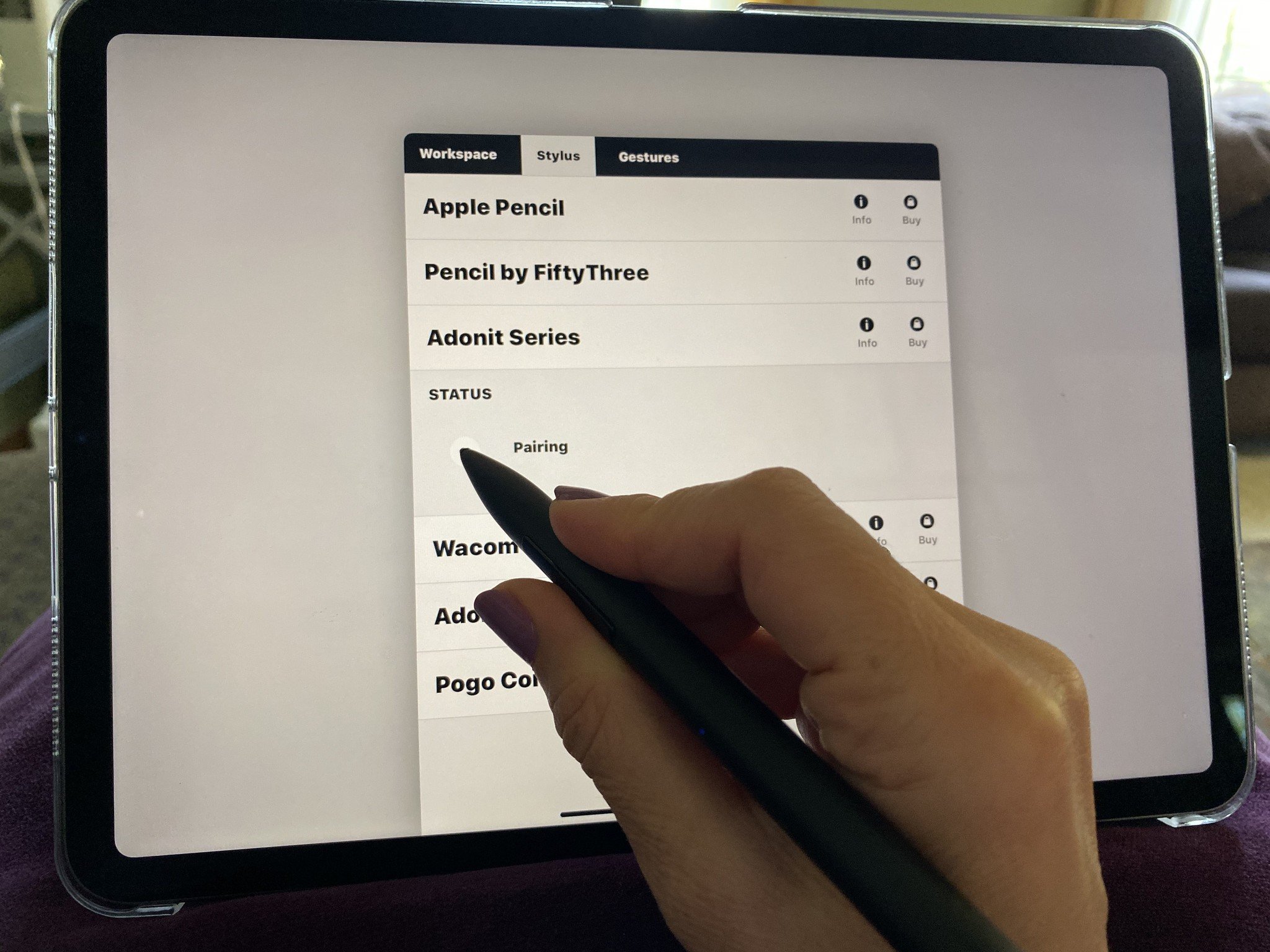 Adonit Note+ Stylus and Concepts app