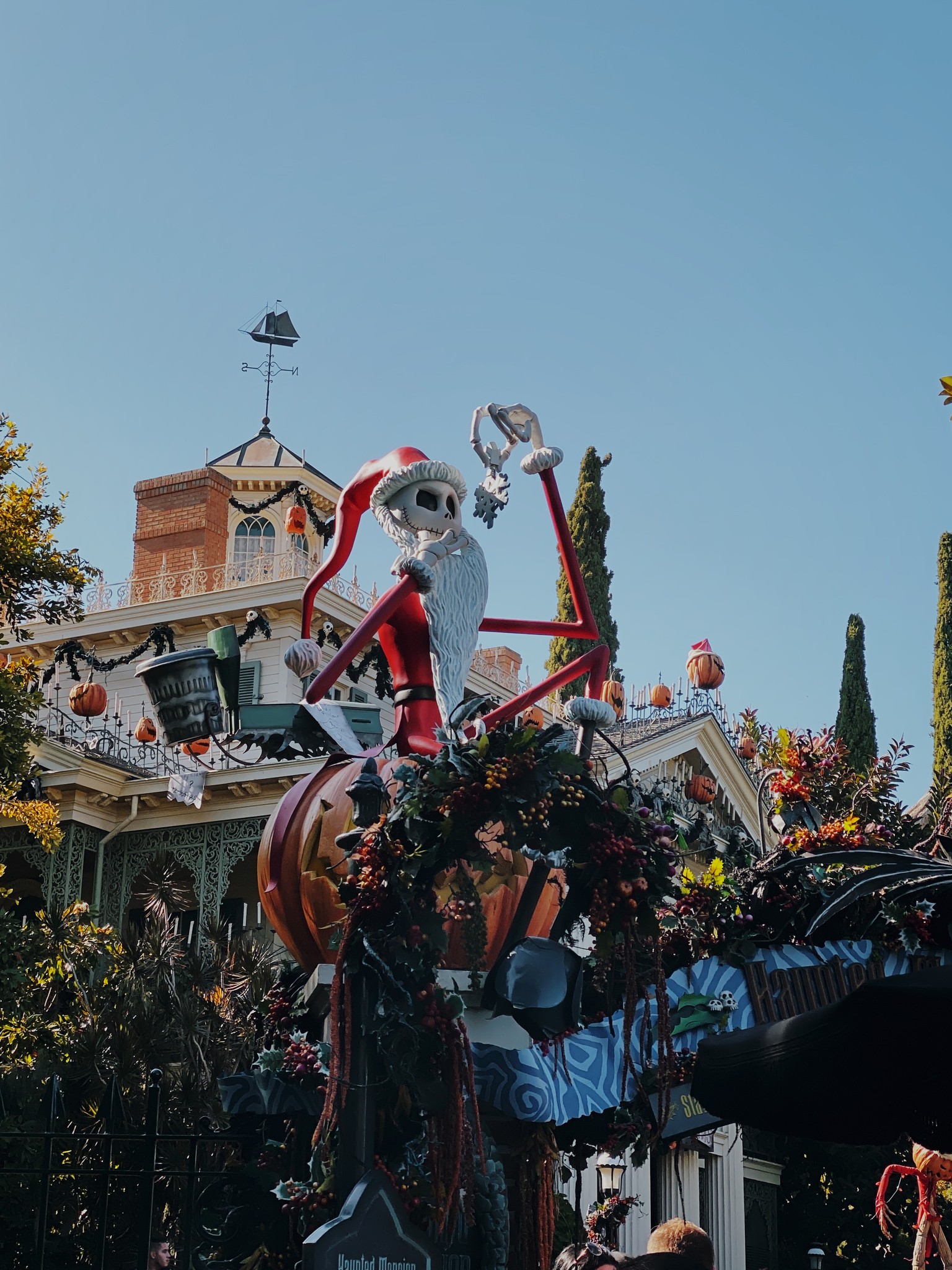 Jack Skellington Haunted Mansion Holiday at Disneyland