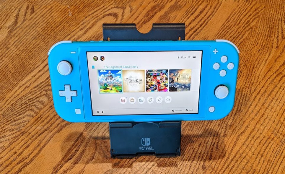 How to pair Pro Controllers to Nintendo Switch Lite: Since the Switch Lite doesn't have a kickstand you will need to prop it up