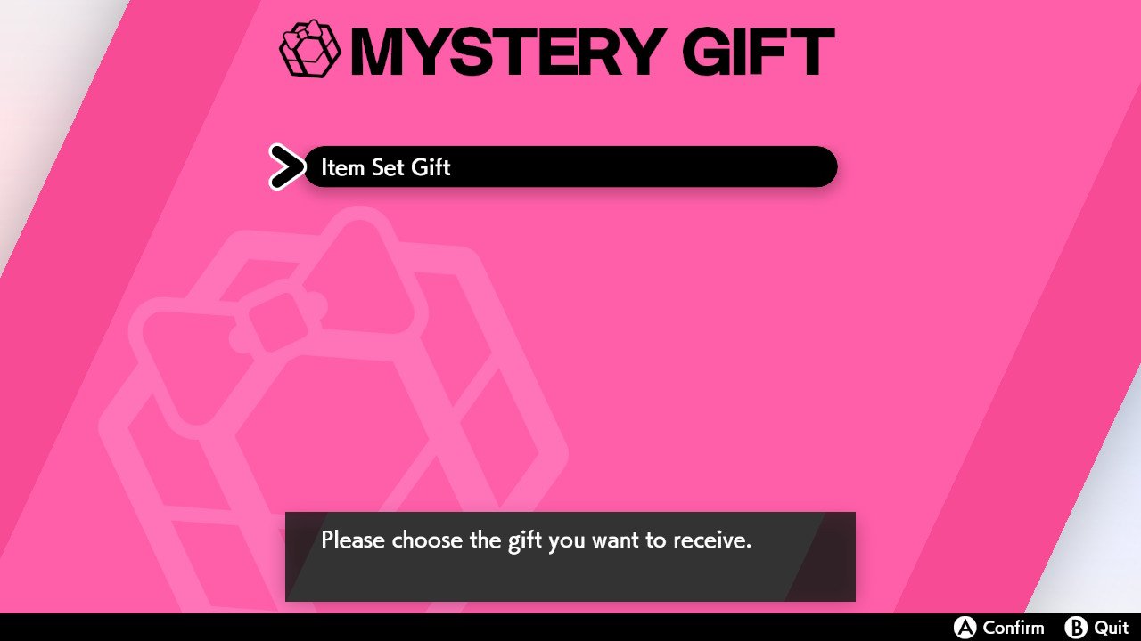 How to get a Mystery Gift