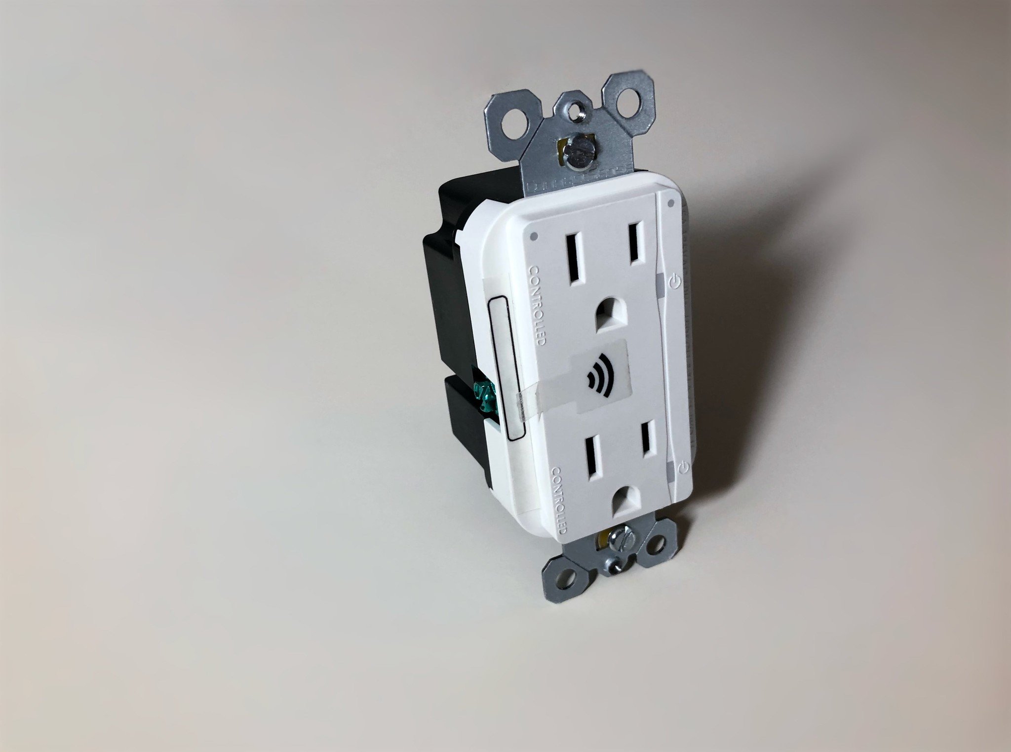 Connectsense Smart Inwall Outlet Front