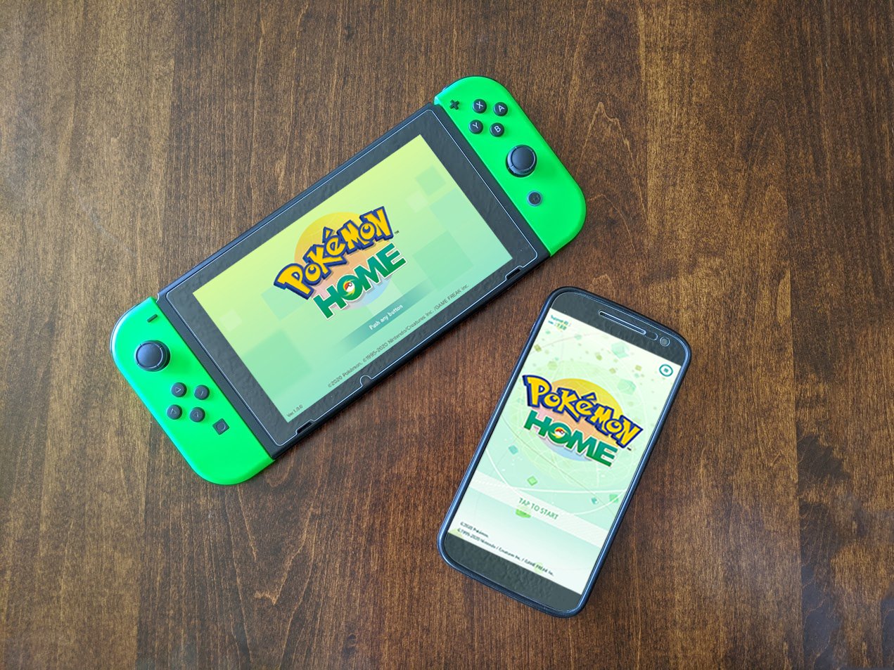 Pokemon Home Switch And Mobile