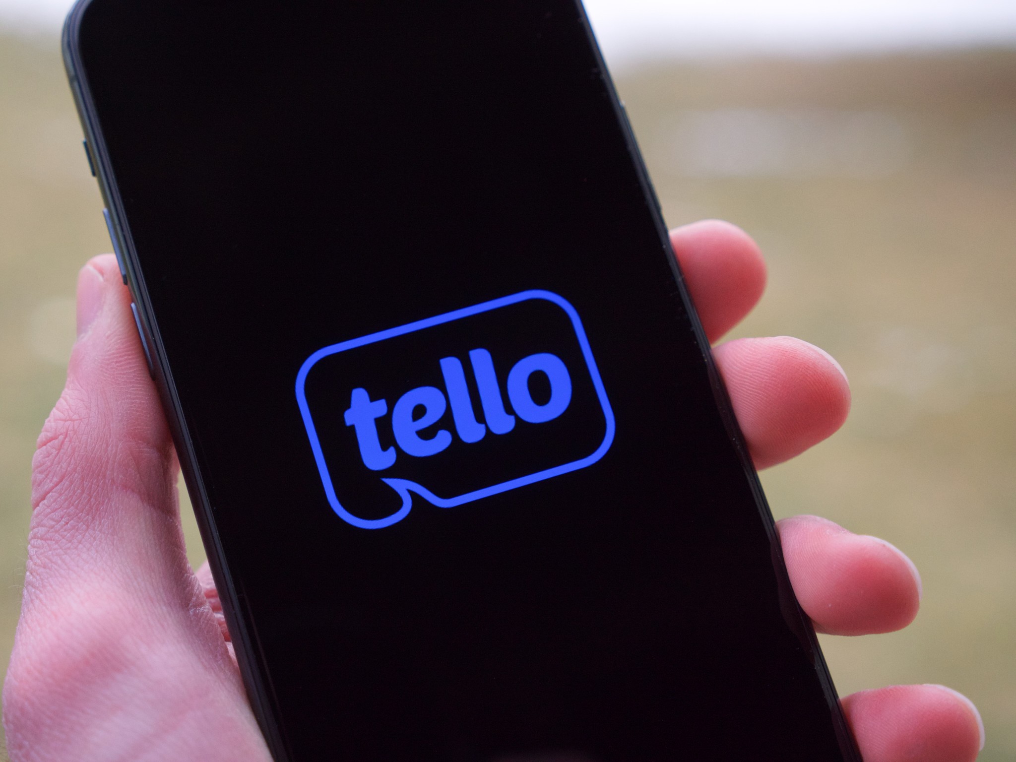 Tello logo on an iPhone 11 Pro
