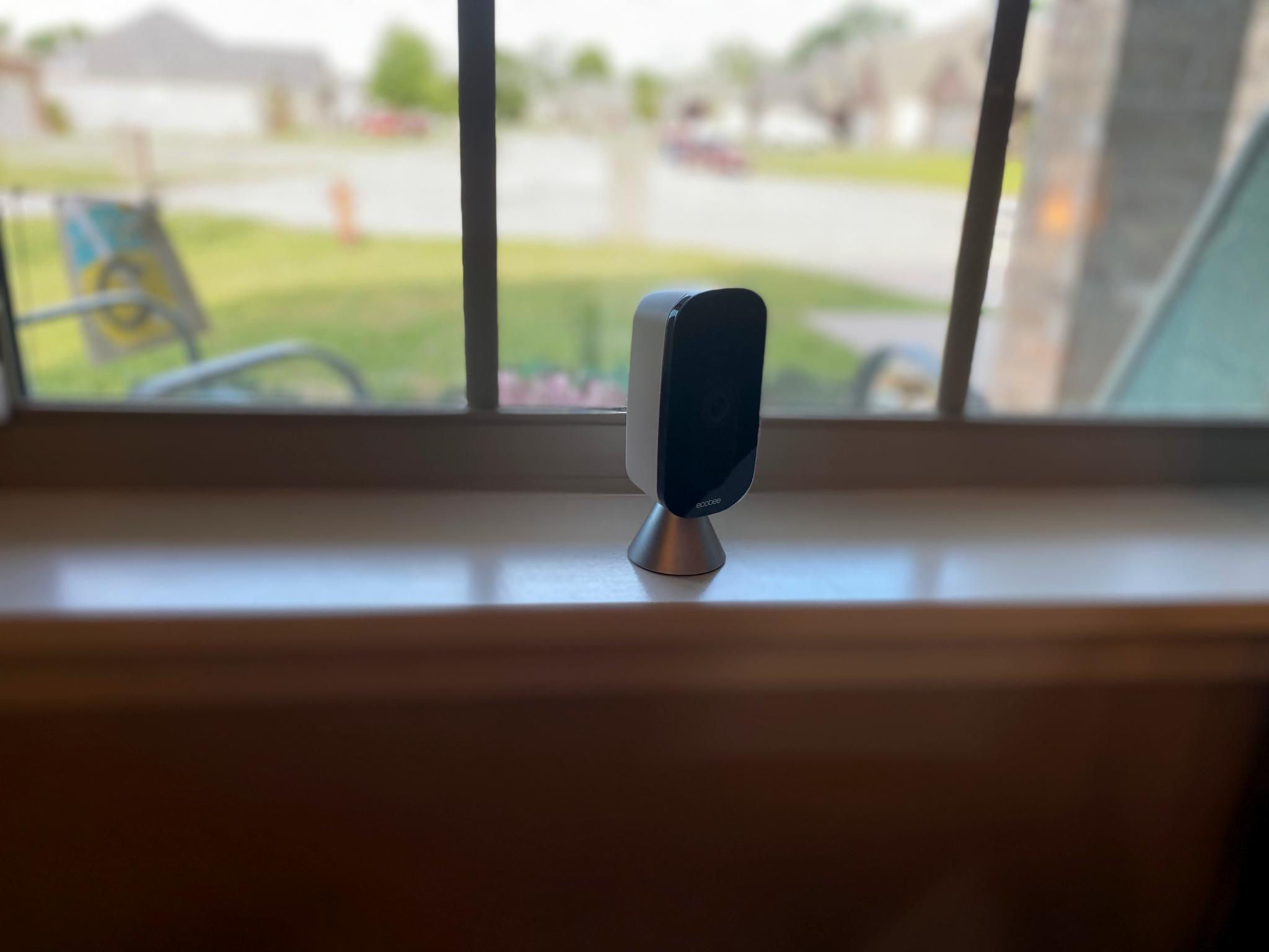 ecobee SmartCamera on  windowsill