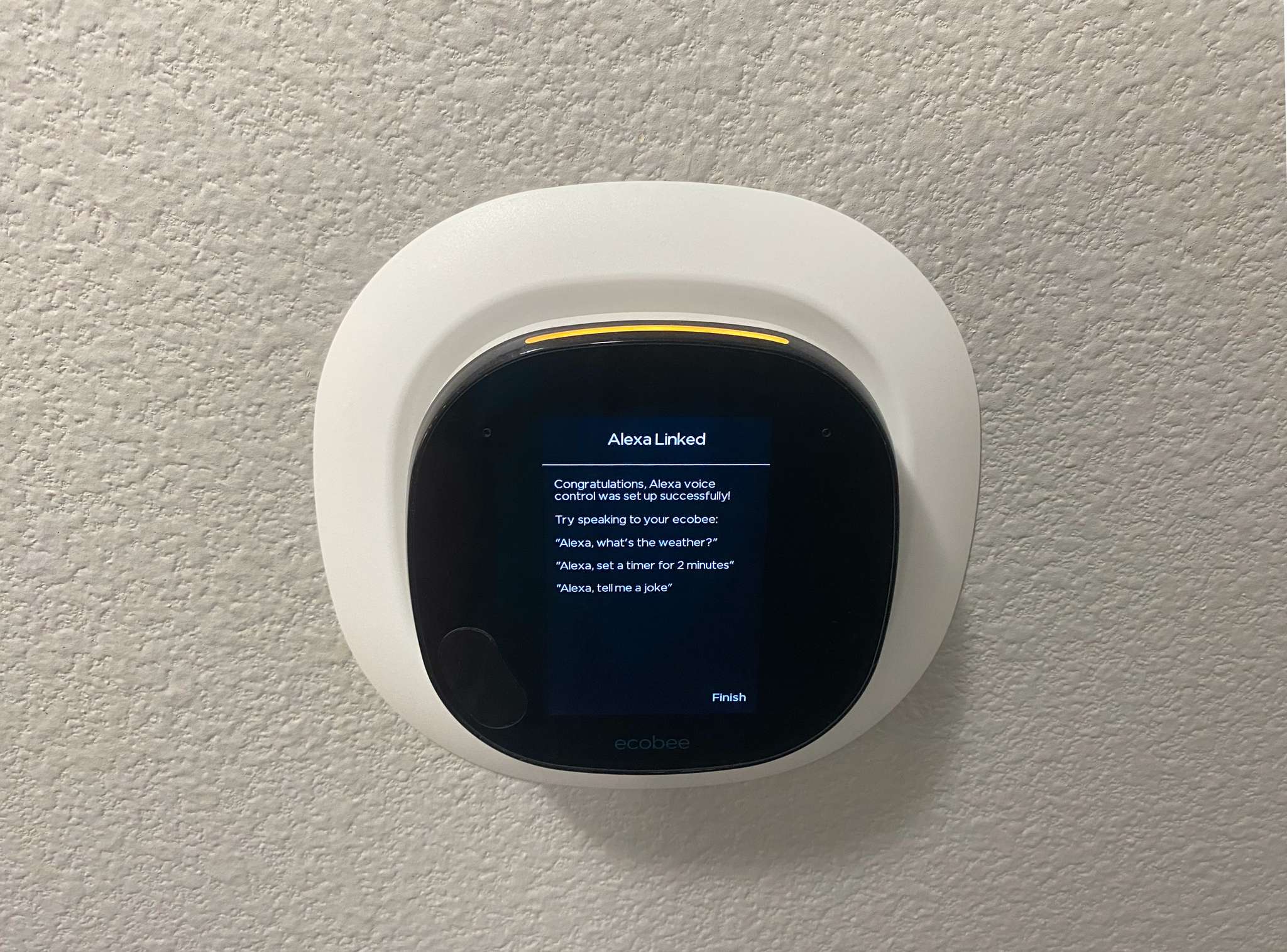 Ecobee SmartThermostat Alexa Linked