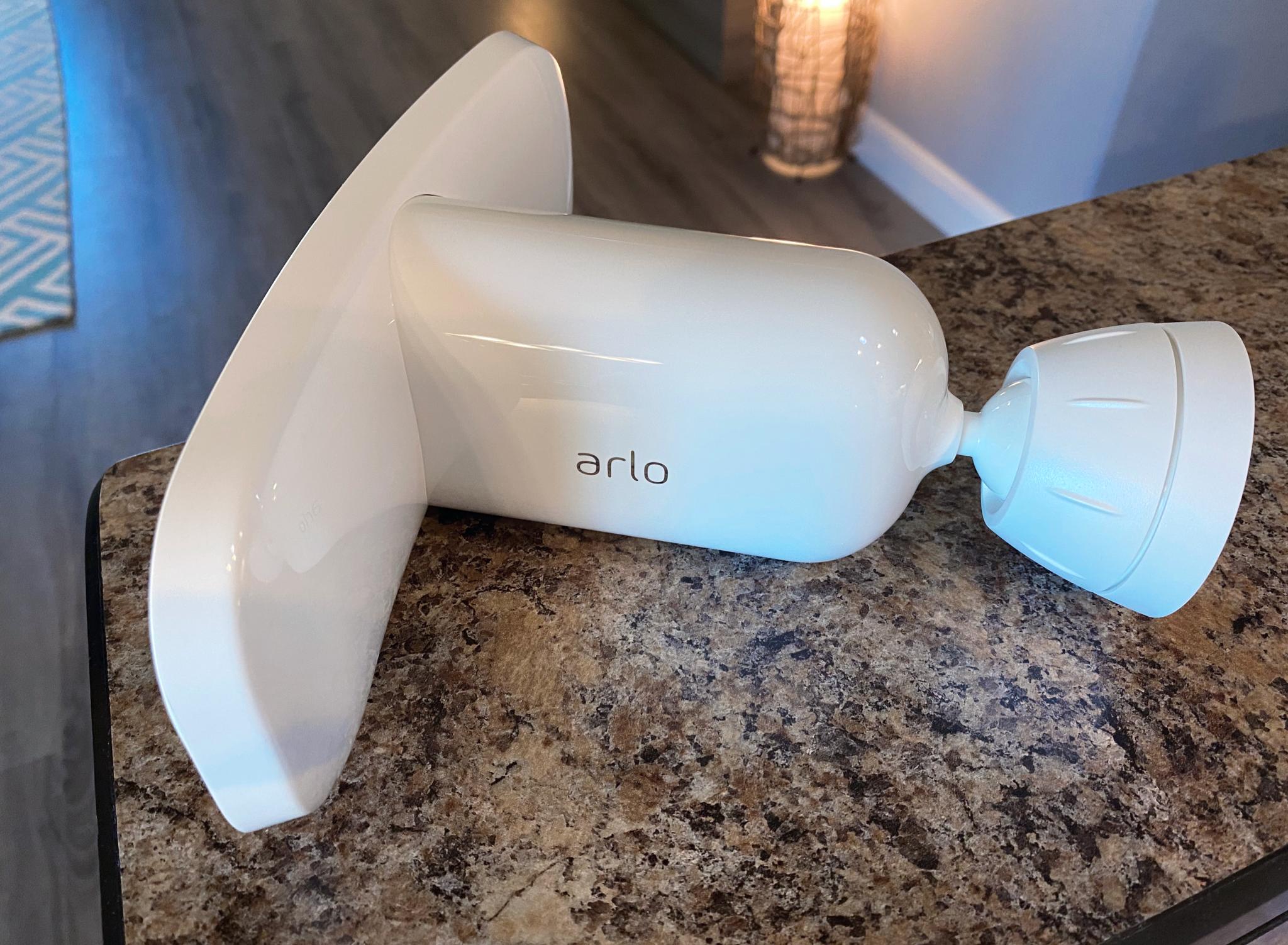 Arlo Pro 3 Floodlight Camera Review Side View