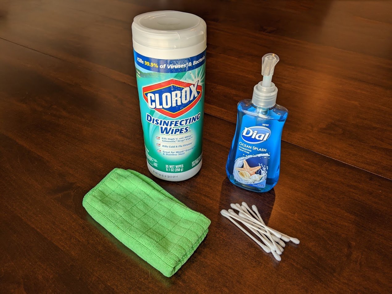 Ring Fit Adventure Cleaning Supplies