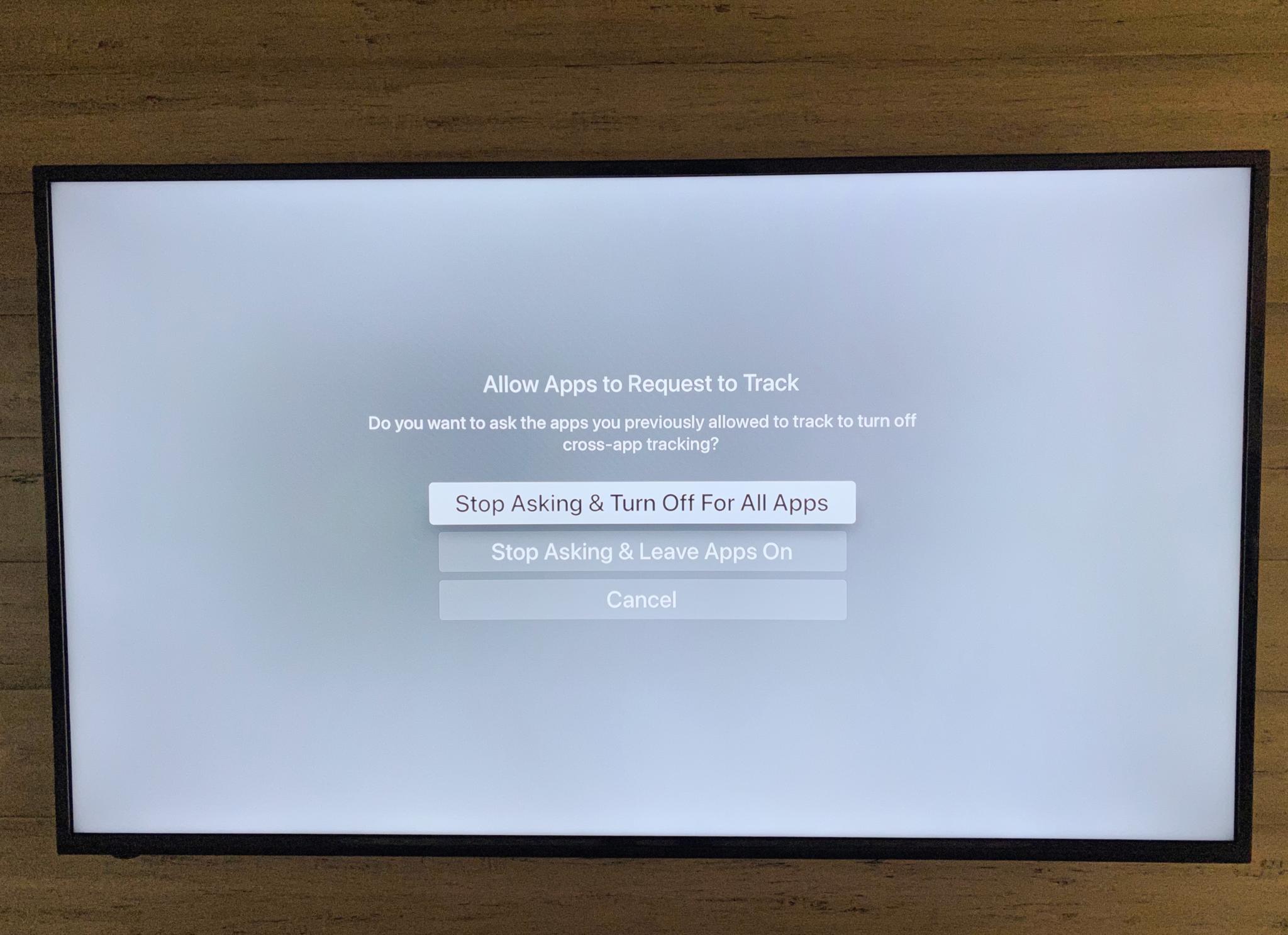 Tvos 14 review Tracking