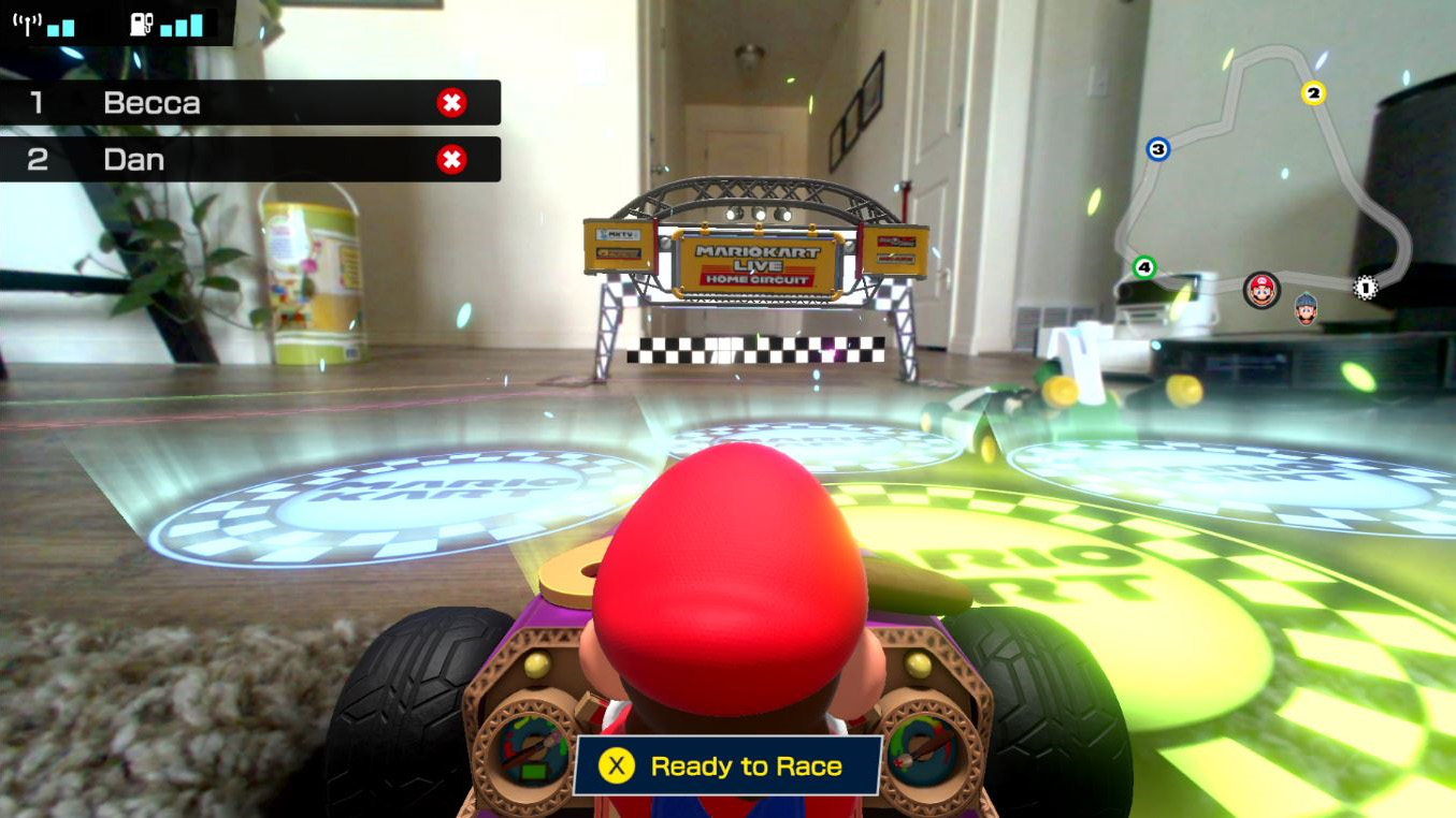Mario Kart Live Get Into Position