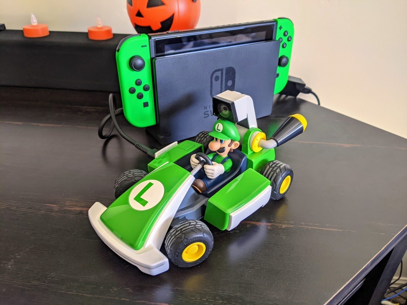 Mario Kart Live Luigi Charging With Switch Dock
