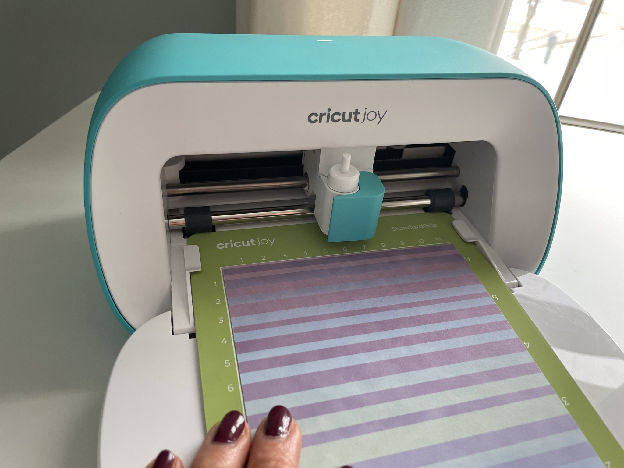 Cricut Joy Infusible Ink Project Load Infusible Ink Transfer Sheet On Mat Into Machine