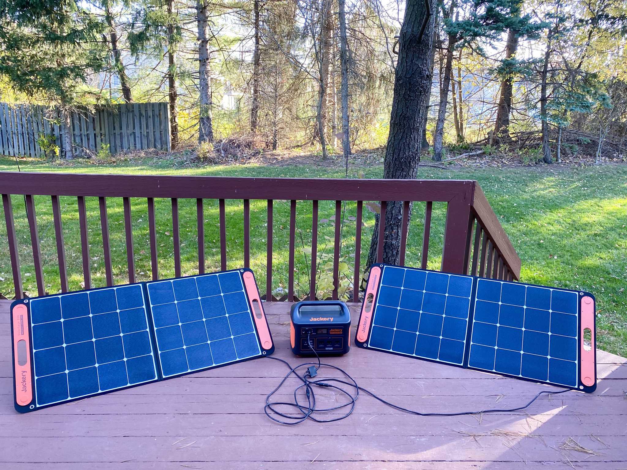 Jackery Portable Power Station With Solar Panels Hero