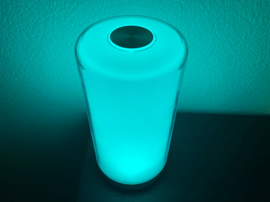 Meross Smart Wifi Ambient Light Review Blue color