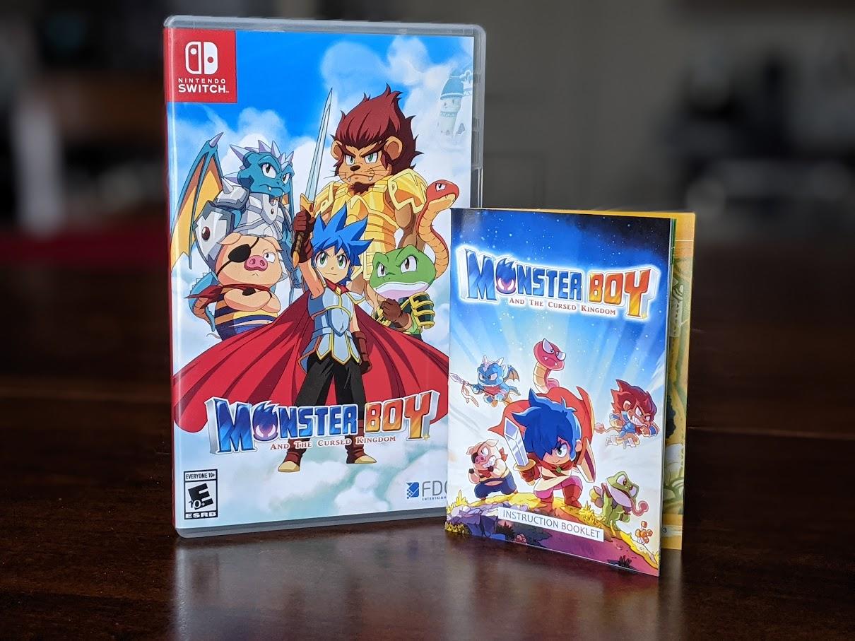 Nintendo Switch Monster Boy Box Manual