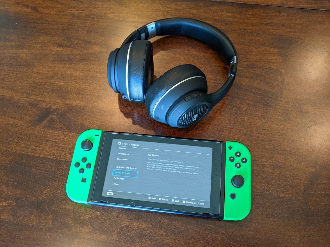 Nintendo Switch With Headphones