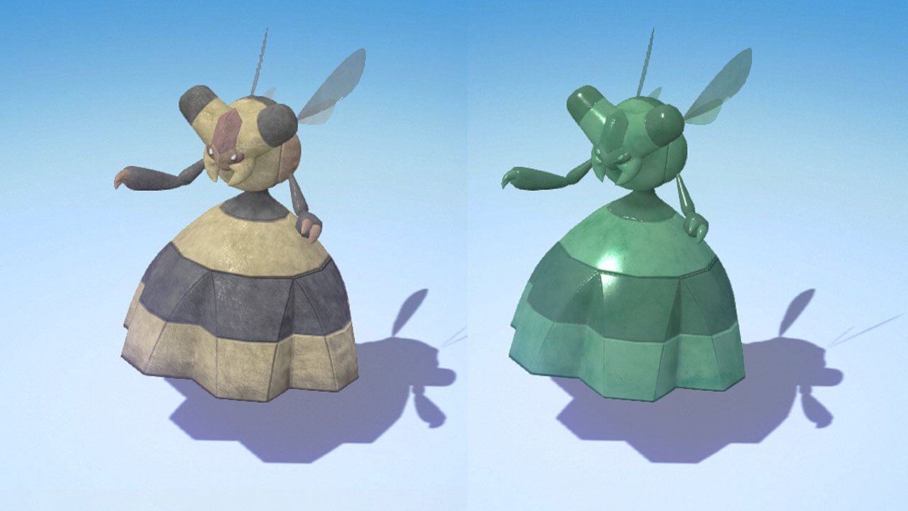 Pokemon Bdsp Statue Vespiquen Regular Vs Rare