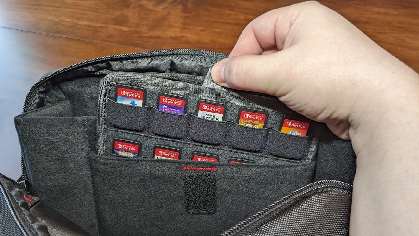 Tomtoc G Sling Bag Nintendo Switch Cartridge Slots