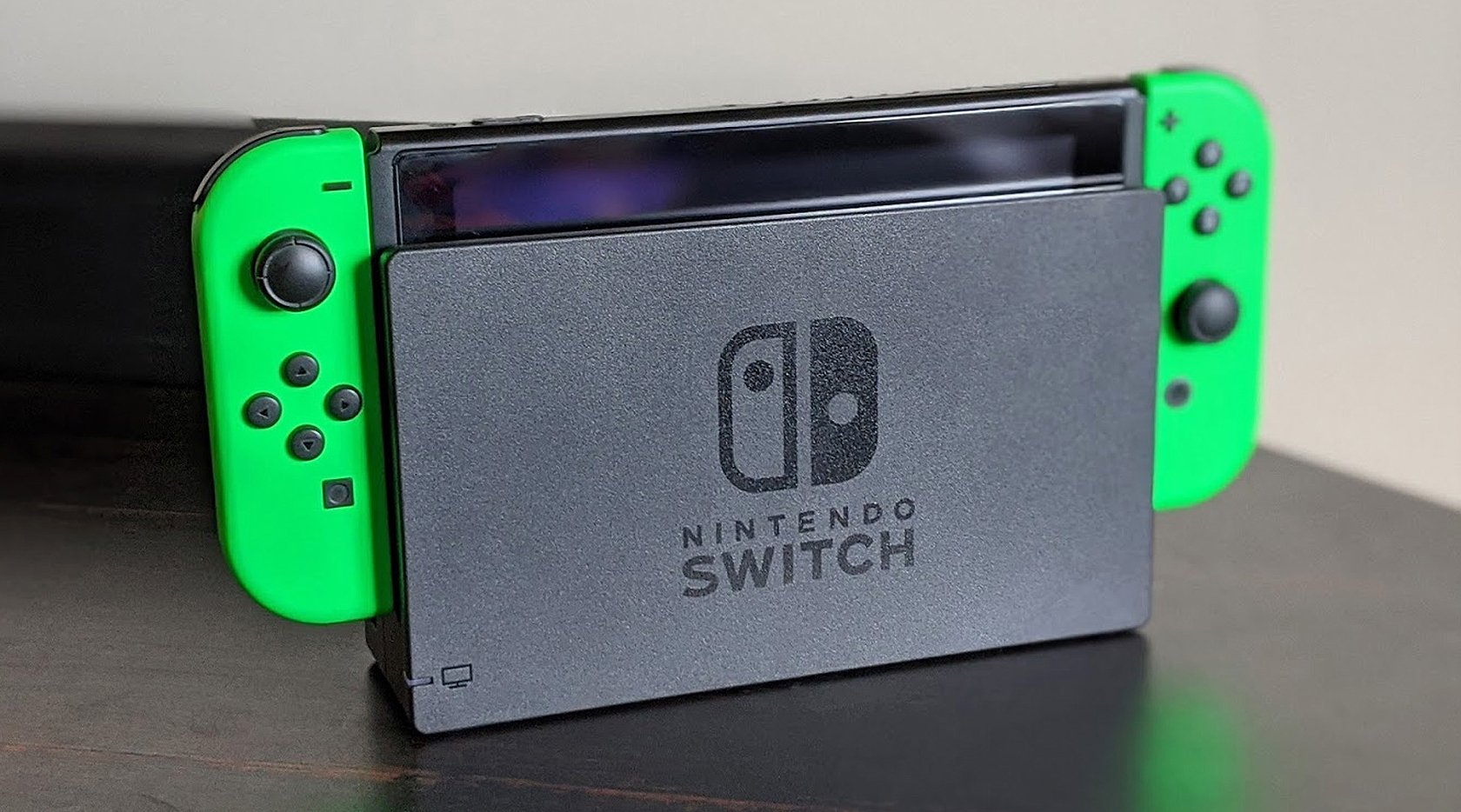Nintendo Switch In Dock