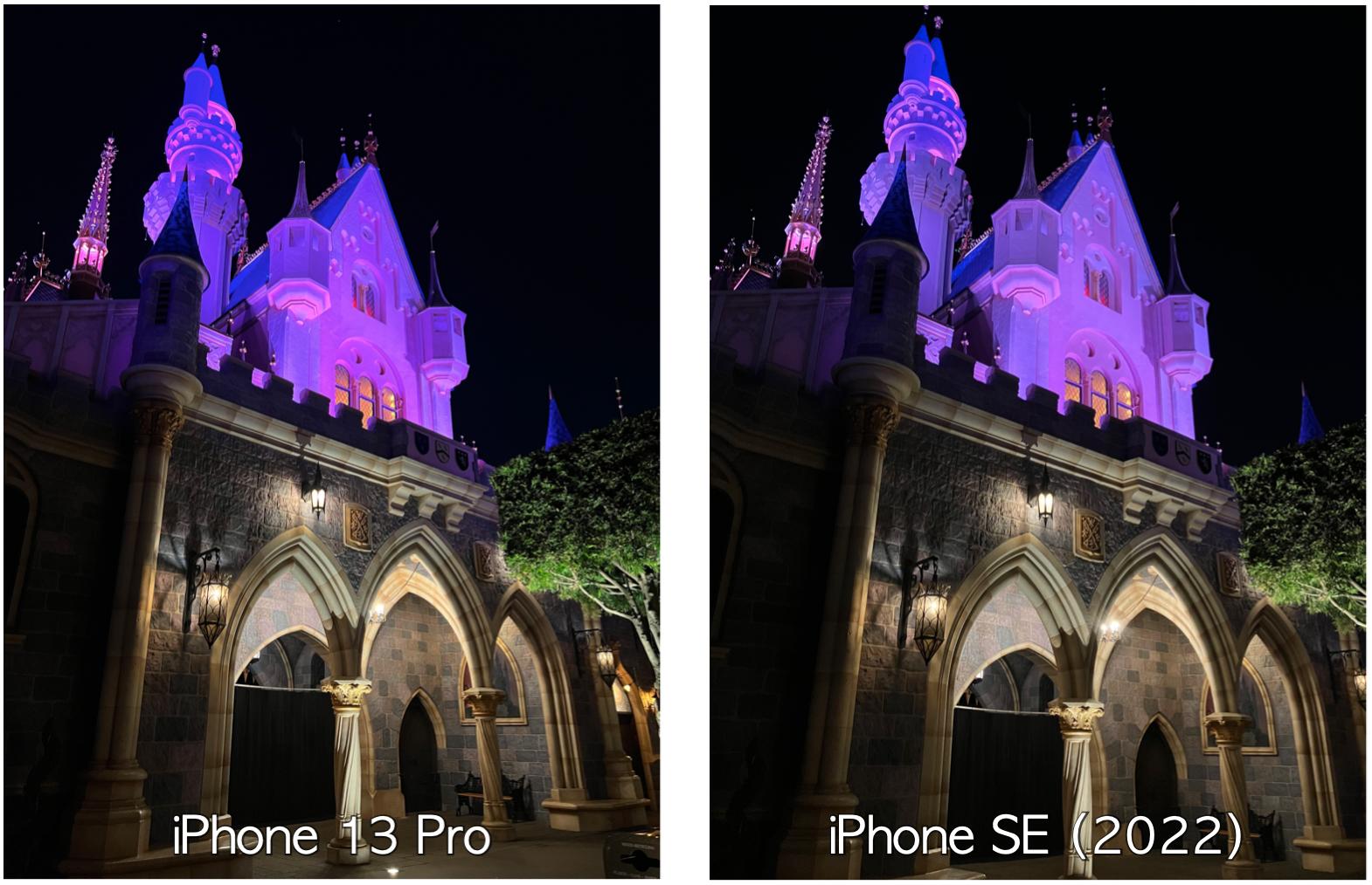Sleeping Beauty Castle Iphone 13 Pro Iphone Se 2022 Comparison