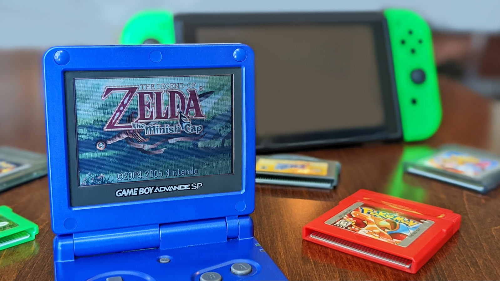 Game Boy Advance Zelda Minish Cap Nintendo Switch And Cartridges