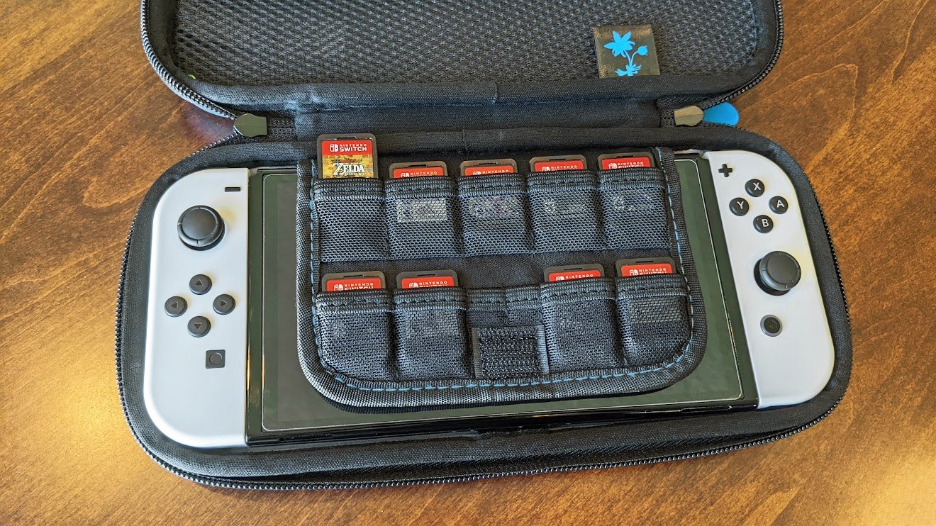 Nintendo Switch Oled Cases Powera Zelda Cartridge Slots