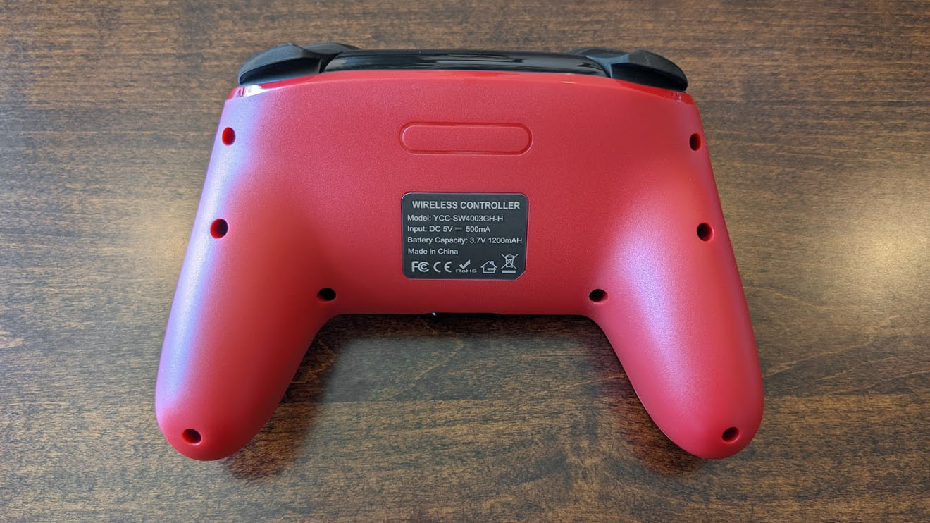 Yccteam Wireless Pro Game Controller Red Backside