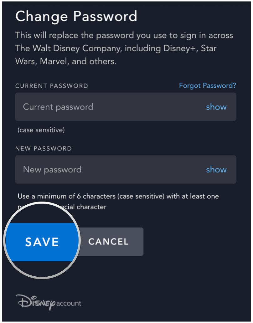 How to change your Disney Plus password iMore