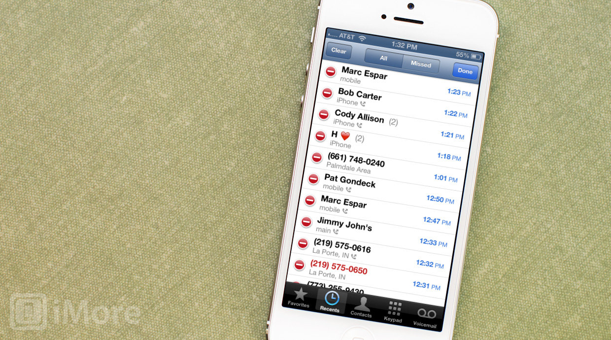 How to delete individual call records from Recent Calls on your iPhone