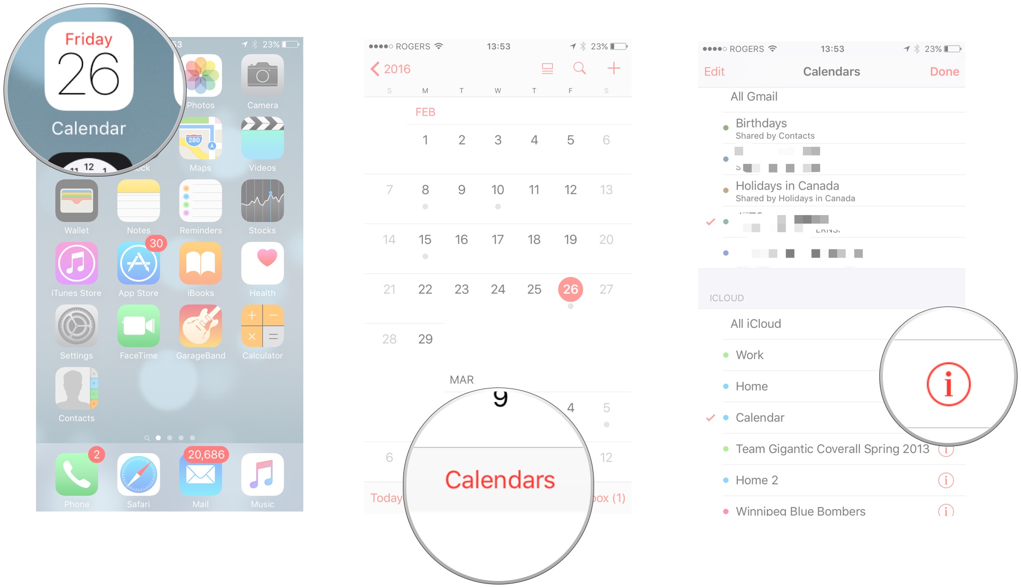 How to share events with Calendar for iPhone and iPad