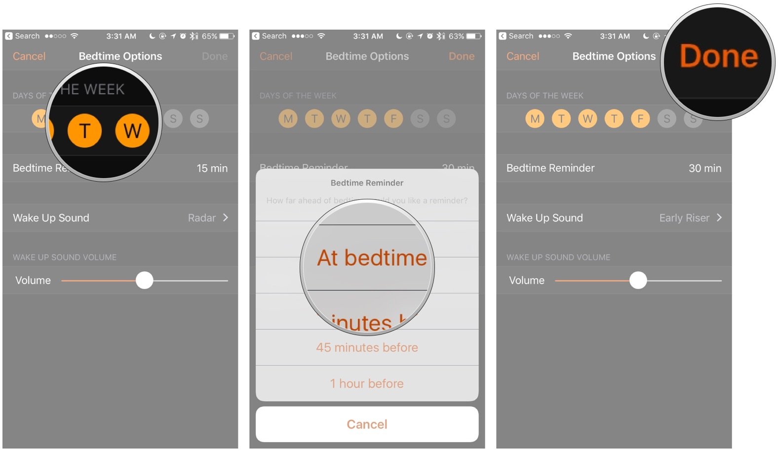 How to Manage Your Bedtime Settings in iOS 10?