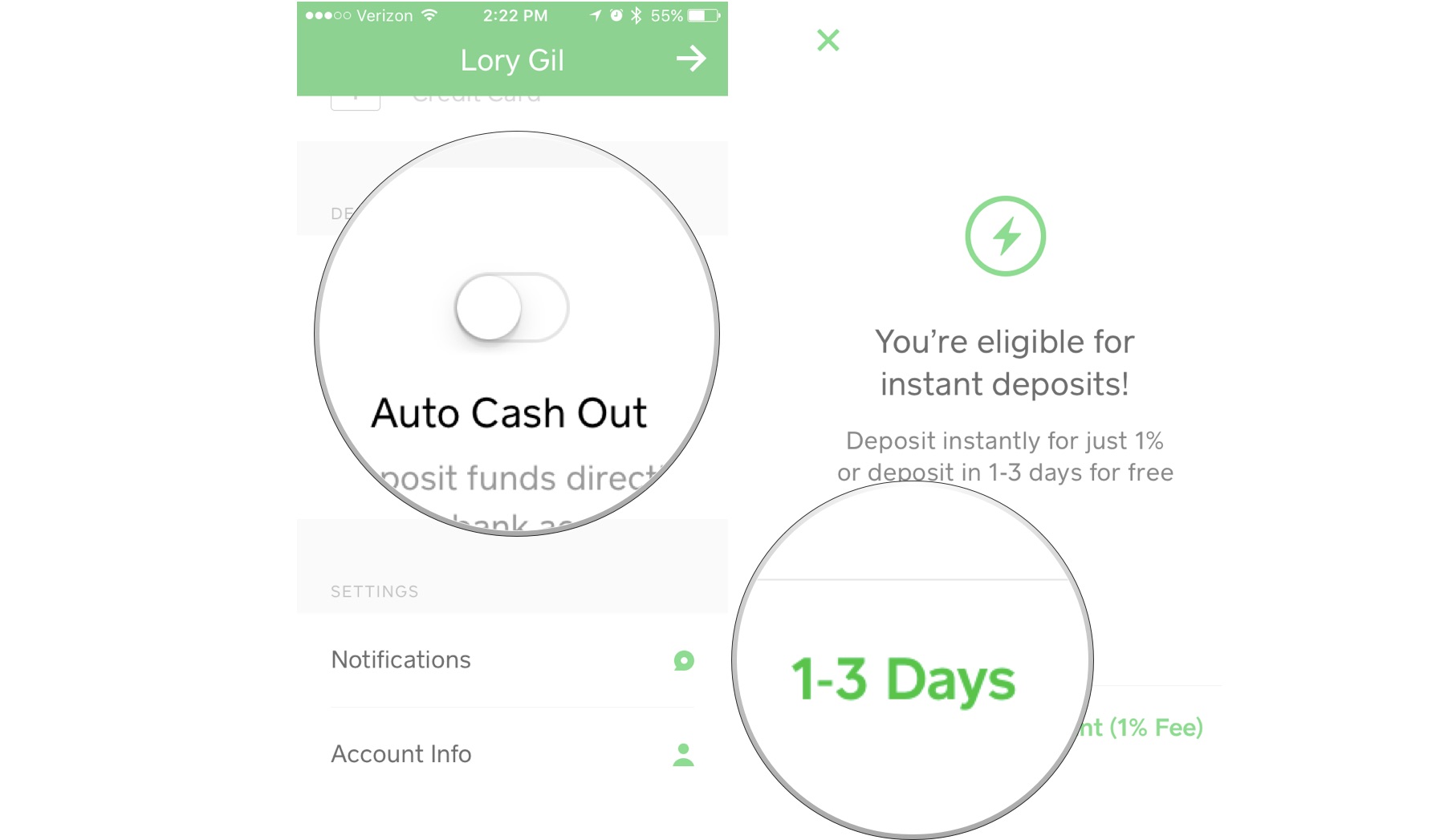 How to automatically 'cash out' with the Square Cash app ...