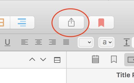How to find the Compile button in Scrivener.