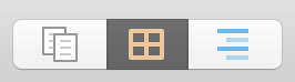 Corkboard view icon