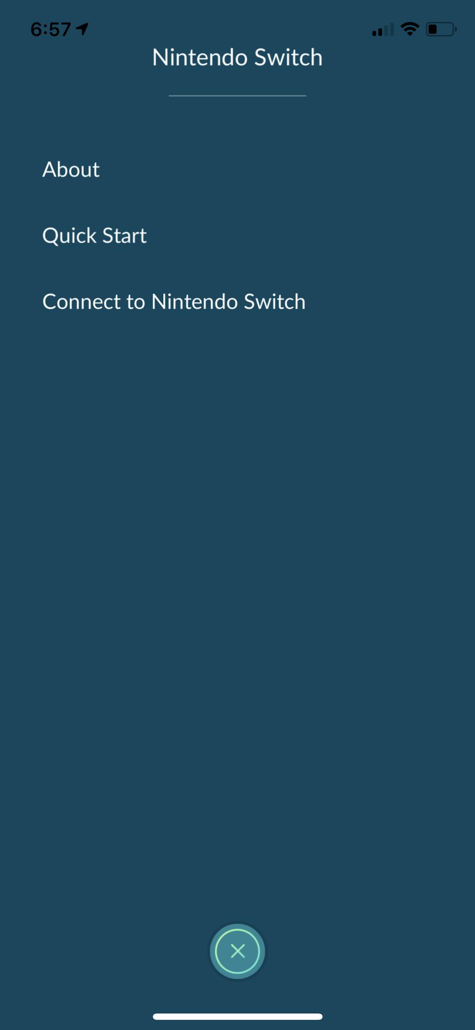 How to connect pokemon go to switch
